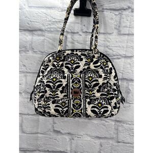 Vera Bradley Womens Black & White Turnkey Purse